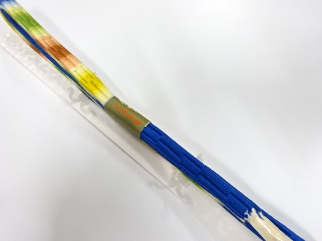 JAPANESE KIMONO / UNUSED HAND-TIED OBIJIME